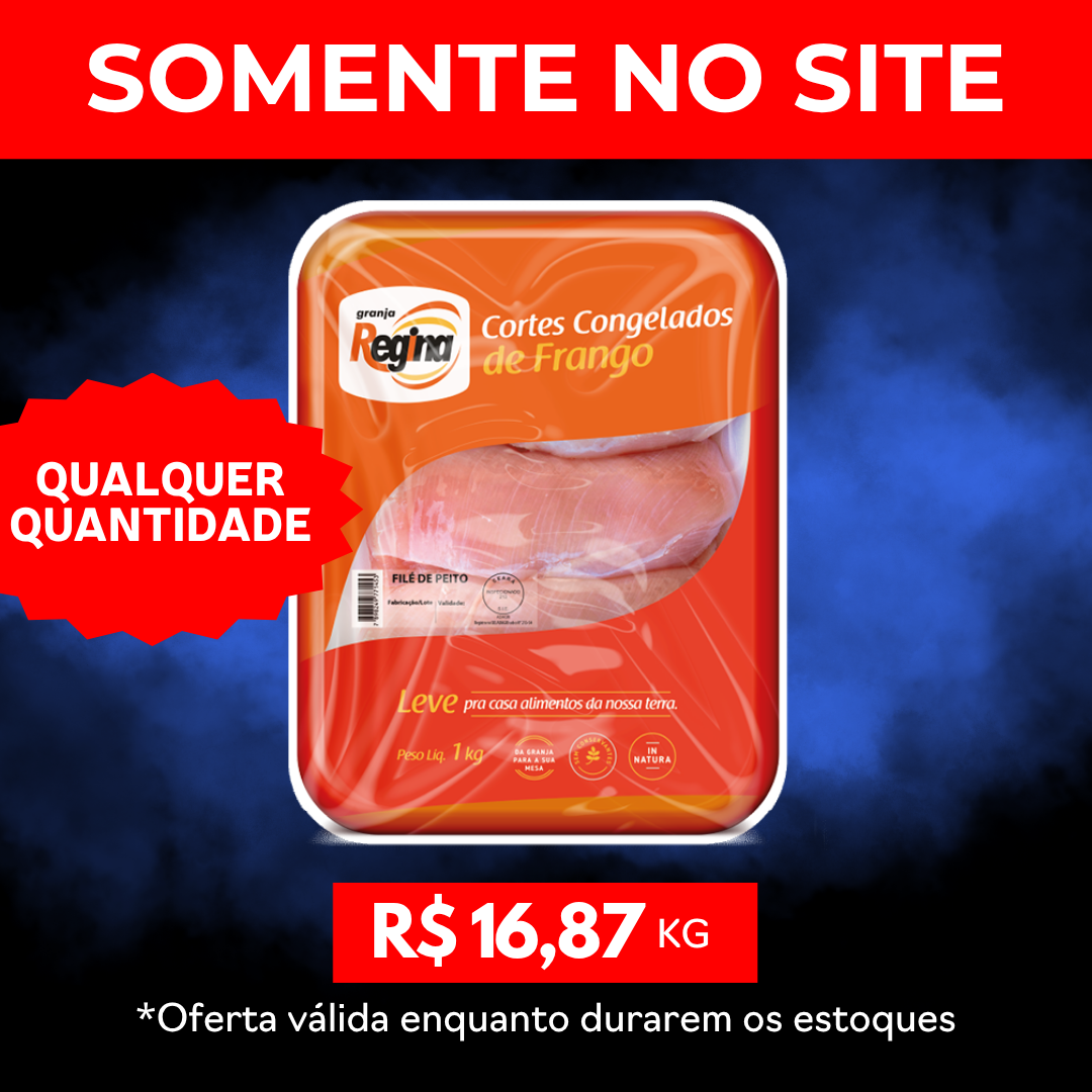 Fil&eacute; de Peito Cong 1kg - Granja Regina